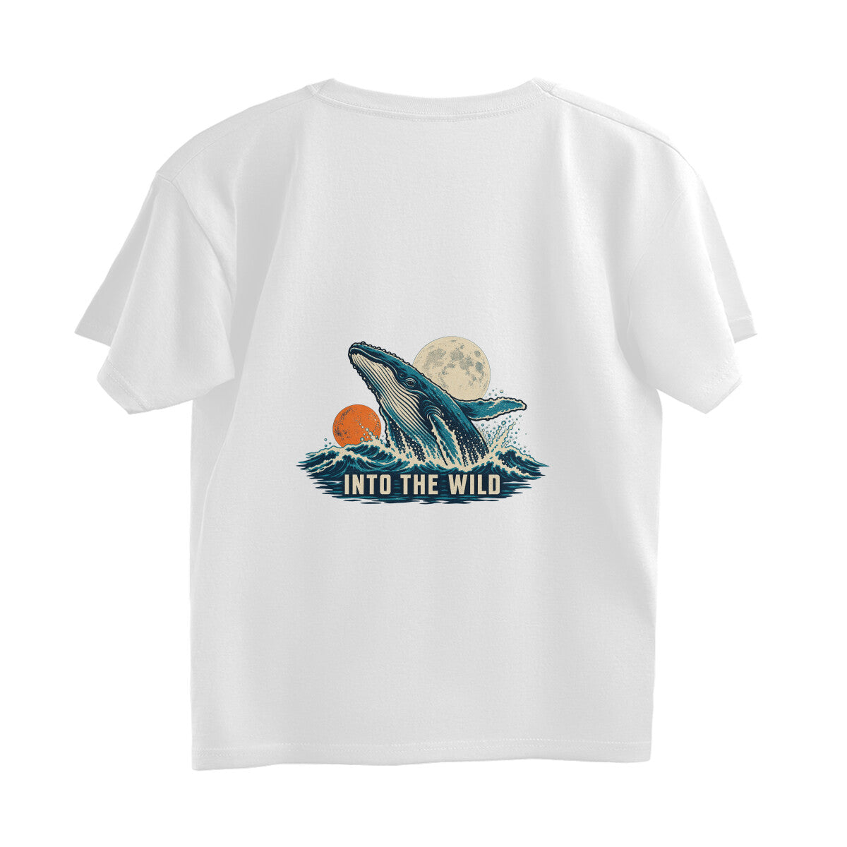 Into the Wild Vintage Outdoor Adventure Tee — White back — Image 4