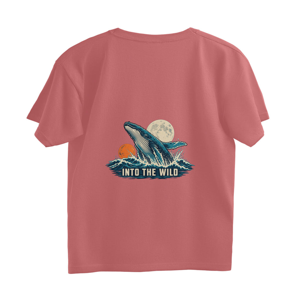 Into the Wild Vintage Outdoor Adventure Tee — Dusty Rose back — Image 12
