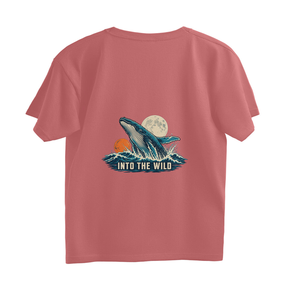 Into the Wild Vintage Outdoor Adventure Tee — Dusty Rose back — Image 12