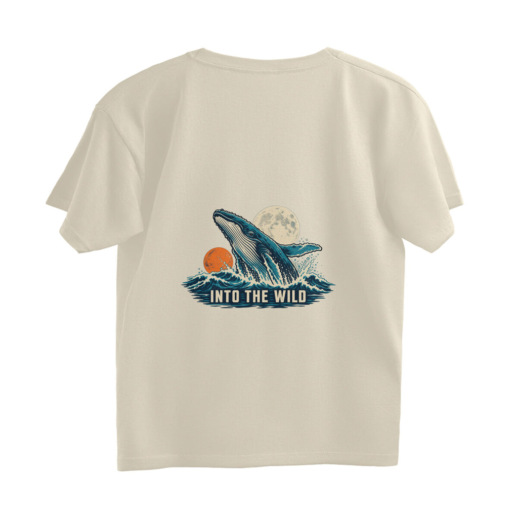 Into the Wild Vintage Outdoor Adventure Tee — Off White back — Image 24