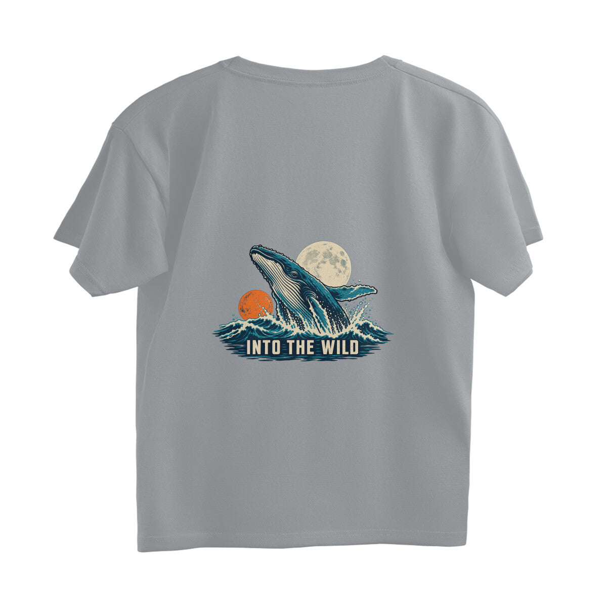Into the Wild Vintage Outdoor Adventure Tee — Silver Frost back — Image 26