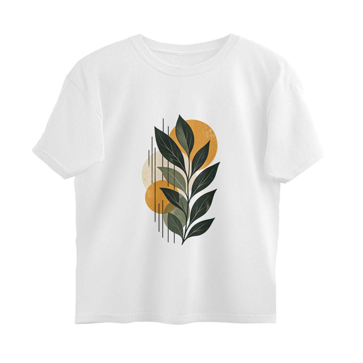 Grow Different Abstract Expressions Tee — White front — Image 2