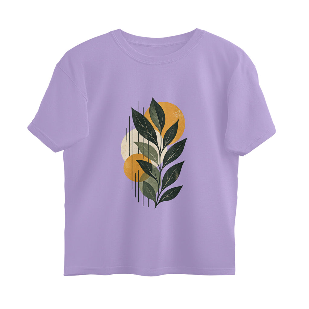 Grow Different Abstract Expressions Tee — Iris Lavender front — Image 3