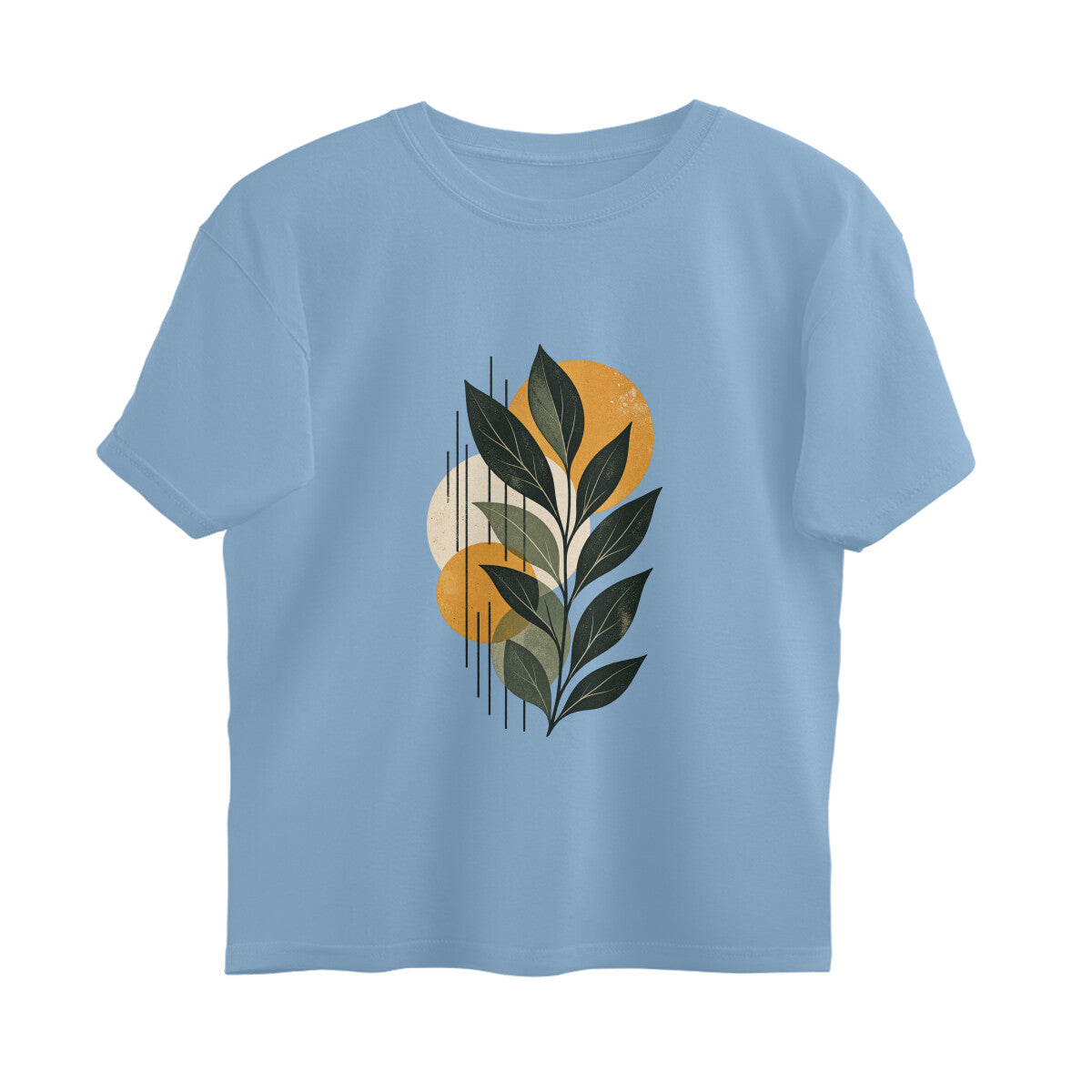 Grow Different Abstract Expressions Tee — Baby Blue front — Image 4