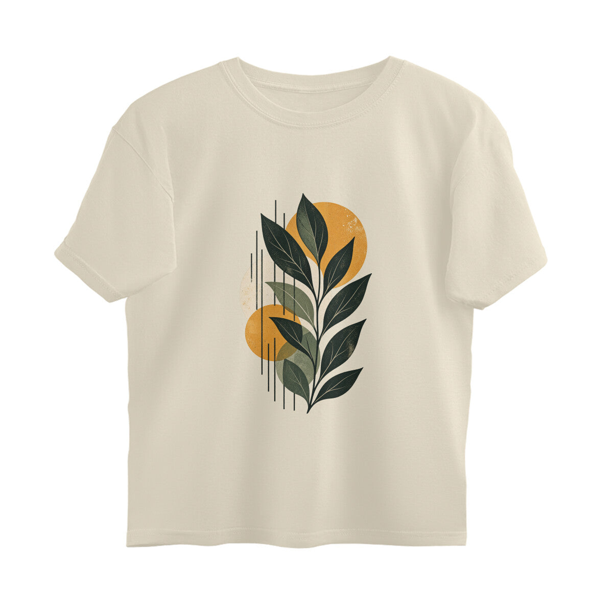 Grow Different Abstract Expressions Tee — Off White front — Image 12