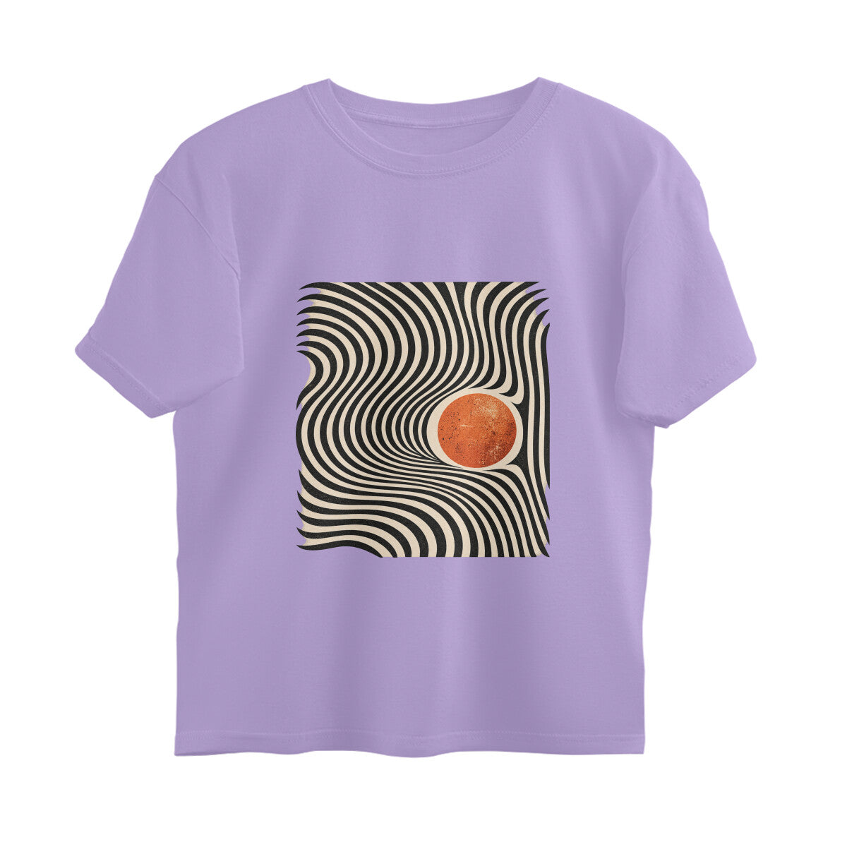 Rhythm Abstract Expressions Tee — Iris Lavender front — Image 3