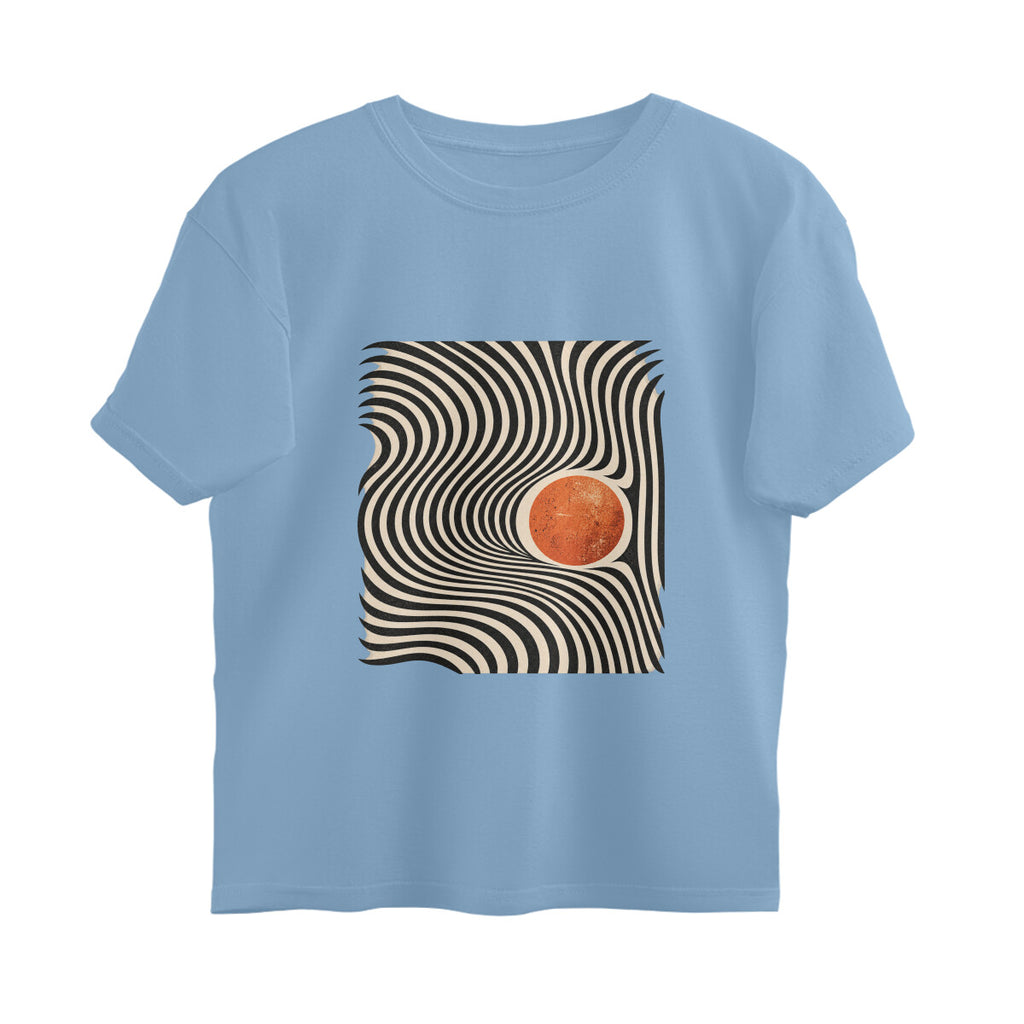 Rhythm Abstract Expressions Tee — Baby Blue front — Image 4