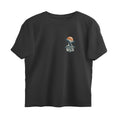 Into the Wild Vintage Outdoor Adventure Tee — Black front — Image 1