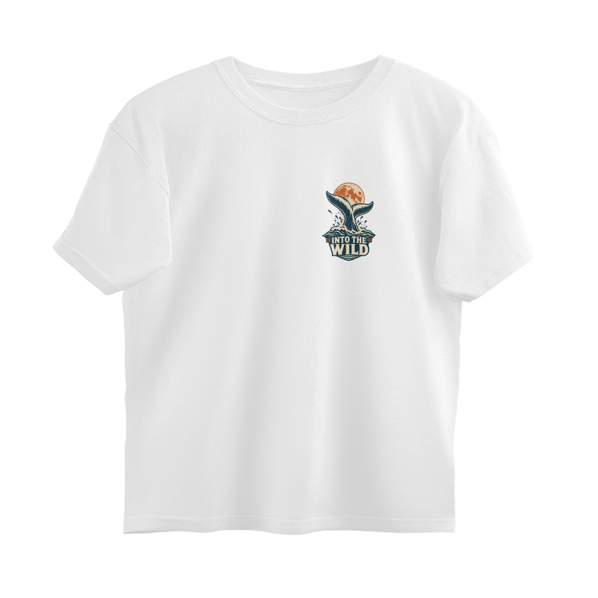 Into the Wild Vintage Outdoor Adventure Tee — White front — Image 3