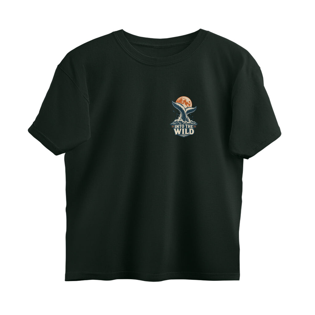 Into the Wild Vintage Outdoor Adventure Tee — Bottle Green front — Image 13