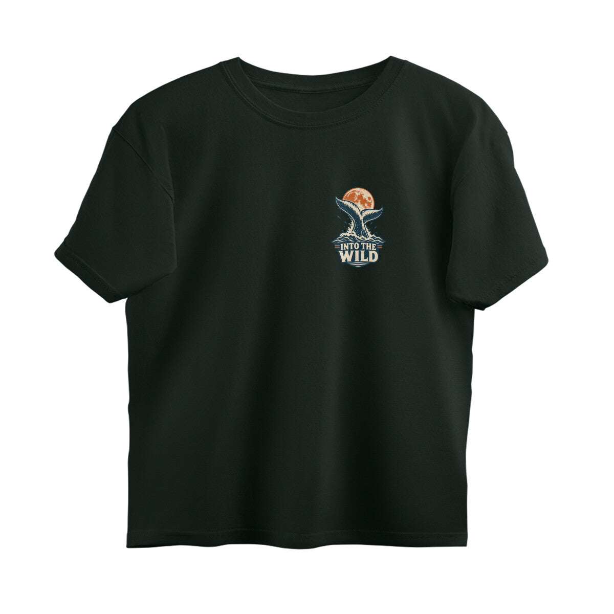 Into the Wild Vintage Outdoor Adventure Tee — Bottle Green front — Image 13